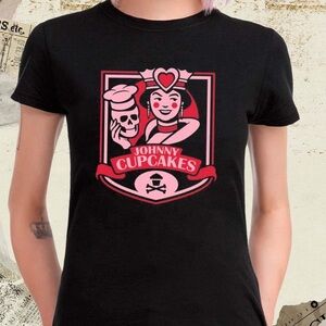 JOHNNY CUPCAKES Wagefest 2021 Peace Love & Payroll 100% cotton black size medium